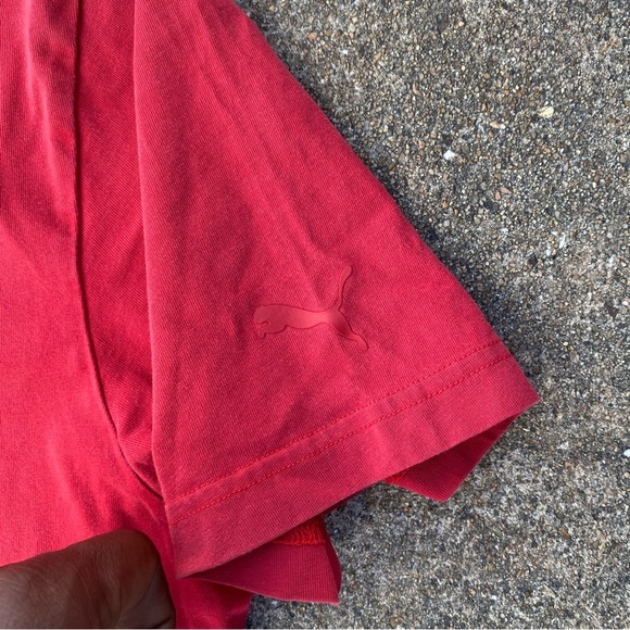 Puma Scuderia Ferrari Mens L Big Shield T-shirt Red Formula 1 Racing Italian - Picture 4 of 9